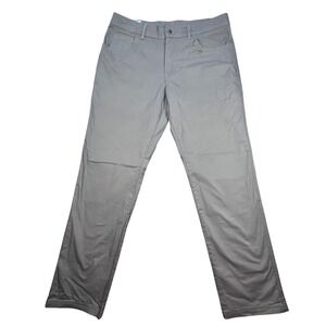 Columbia Grey Regular Fit Stretch Pants Mens 36x34 AM0449 Outdoor Utility